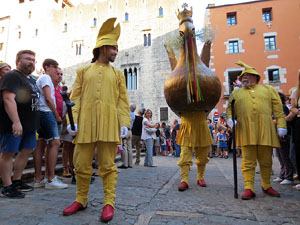 Corpus 2017 a Girona. La process&oacute; des de la Catedral a la bas&iacute;lica de Sant Feliu de Girona