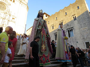Corpus 2017 a Girona. La process&oacute; des de la Catedral a la bas&iacute;lica de Sant Feliu de Girona