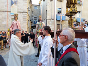 Corpus 2017 a Girona. La process&oacute; des de la Catedral a la bas&iacute;lica de Sant Feliu de Girona