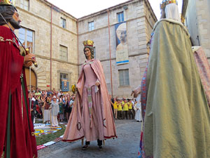 Corpus 2017 a Girona. La process&oacute; des de la Catedral a la bas&iacute;lica de Sant Feliu de Girona