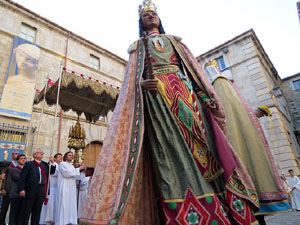 Corpus 2017 a Girona. La process&oacute; des de la Catedral a la bas&iacute;lica de Sant Feliu de Girona