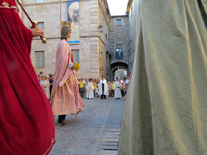 Corpus 2017 a Girona. La process&oacute; des de la Catedral a la bas&iacute;lica de Sant Feliu de Girona