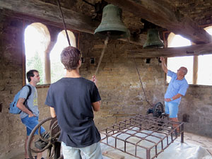 Festa Major de Sant Daniel 2017 - Repic de campanes des del campanar del Monestir de Sant Daniel