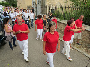 Festa Major de Sant Daniel 2017 - Cercavila des del mirador de Montorró a la placeta d'entrada del Monestir de Sant Daniel
