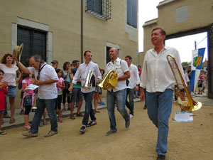 Festa Major de Sant Daniel 2017 - Cercavila des del mirador de Montorró a la placeta d'entrada del Monestir de Sant Daniel