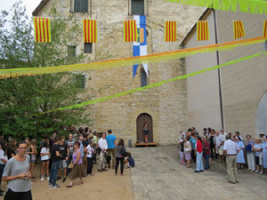 Festa Major de Sant Daniel 2017 - Cercavila des del mirador de Montorró a la placeta d'entrada del Monestir de Sant Daniel