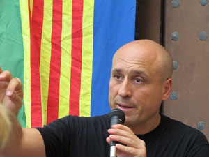 Festa Major de Sant Daniel 2017 - Danses i salutacions a la placeta del monestir de Sant Daniel