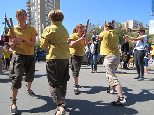 Festes de Primavera de Girona 2017. Penjada del Tarlà. La cercavila