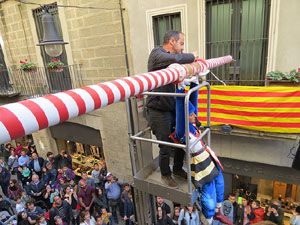 Festes de Primavera de Girona 2017. Penjada del Tarlà