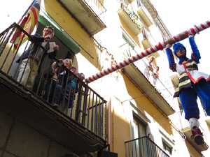 Festes de Primavera de Girona 2017. Penjada del Tarlà. El pregó