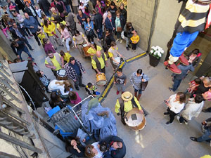 Festes de Primavera de Girona 2017. Penjada del Tarl&agrave;. El preg&oacute;