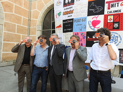 Finalitzaci&oacute; de la presentaci&oacute; al pati de la Casa de Cultura