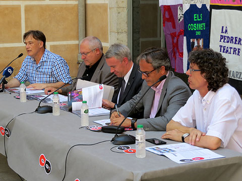 Presentaci&oacute; al pati de la Casa de Cultura