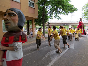 Arribada a Girona de la Flama del Canig&oacute; 2017
