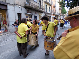 Arribada a Girona de la Flama del Canig&oacute; 2017