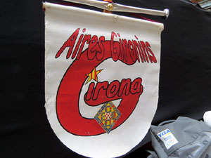 Arribada a Girona de la Flama del Canig&oacute; 2017