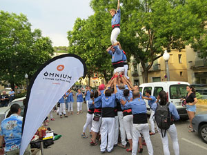Arribada a Girona de la Flama del Canig&oacute; 2017