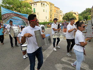 Arribada a Girona de la Flama del Canig&oacute; 2017
