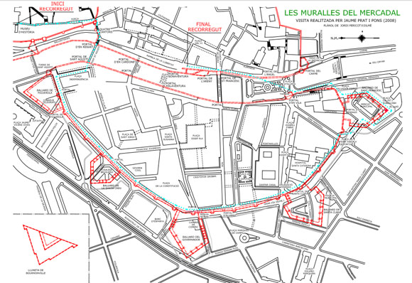 Itinerari de les muralles del Mercadal