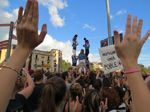 Manifestaci&oacute; 'Rep&uacute;blica!' pels carrers de la ciutat i el Parc de la Devesa
