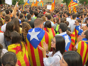Manifestaci&oacute; 'Rep&uacute;blica!' pels carrers de la ciutat i el Parc de la Devesa