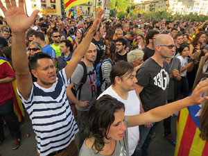 Manifestaci&oacute; 'Rep&uacute;blica!' pels carrers de la ciutat i el Parc de la Devesa