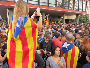 Manifestaci&oacute; 'Rep&uacute;blica!' pels carrers de la ciutat i el Parc de la Devesa