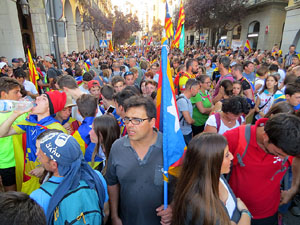 Manifestaci&oacute; 'Rep&uacute;blica!' pels carrers de la ciutat i el Parc de la Devesa