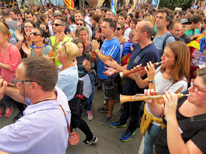 Manifestaci&oacute; 'Rep&uacute;blica!' pels carrers de la ciutat i el Parc de la Devesa