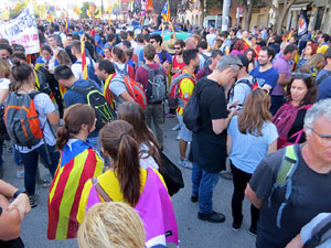 Manifestaci&oacute; 'Rep&uacute;blica!' pels carrers de la ciutat i el Parc de la Devesa
