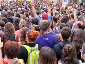 Manifestaci&oacute; 'Rep&uacute;blica!' pels carrers de la ciutat i el Parc de la Devesa