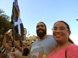 Manifestaci&oacute; 'Rep&uacute;blica!' pels carrers de la ciutat i el Parc de la Devesa