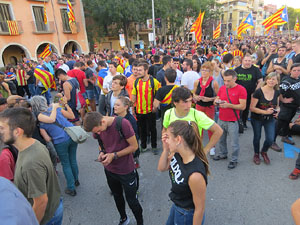 Manifestaci&oacute; 'Rep&uacute;blica!' pels carrers de la ciutat i el Parc de la Devesa