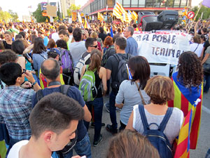 Manifestaci&oacute; 'Rep&uacute;blica!' pels carrers de la ciutat i el Parc de la Devesa