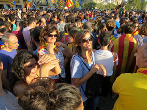 Manifestaci&oacute; 'Rep&uacute;blica!' pels carrers de la ciutat i el Parc de la Devesa