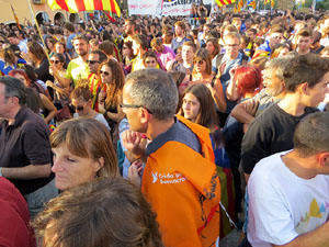 Manifestaci&oacute; 'Rep&uacute;blica!' pels carrers de la ciutat i el Parc de la Devesa