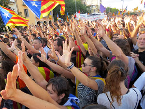 Manifestaci&oacute; 'Rep&uacute;blica!' pels carrers de la ciutat i el Parc de la Devesa