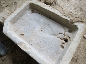 Troballa d'un potent pany de muralla en una casa del carrer Argenteria de Girona