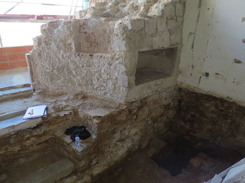 Excavaci&oacute; per sota del nivell del carrer