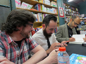 Sant Jordi 2017 a la Llibreria Geli. Signatures de llibres