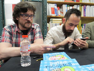 Sant Jordi 2017 a la Llibreria Geli. Signatures de llibres