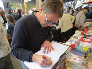 Sant Jordi 2017 a la Llibreria Geli. Signatures de llibres
