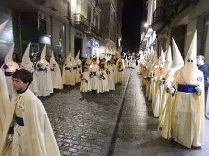 Setmana Santa 2017 a Girona. Process&oacute; del Sant Enterrament