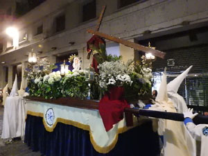 Setmana Santa 2017 a Girona. Process&oacute; del Sant Enterrament