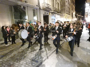 Setmana Santa 2017 a Girona. Process&oacute; del Sant Enterrament