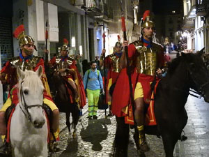 Setmana Santa 2017 a Girona. Process&oacute; del Sant Enterrament