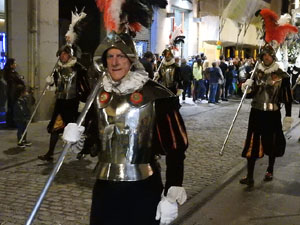 Setmana Santa 2017 a Girona. Process&oacute; del Sant Enterrament