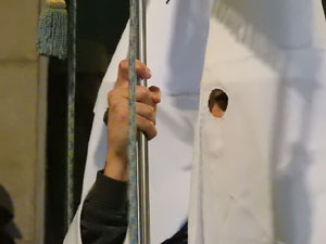 Setmana Santa 2017 a Girona. Process&oacute; del Sant Enterrament