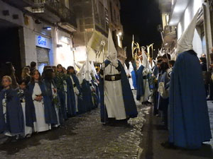 Setmana Santa 2017 a Girona. Process&oacute; del Sant Enterrament