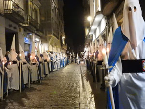 Setmana Santa 2017 a Girona. Process&oacute; del Sant Enterrament